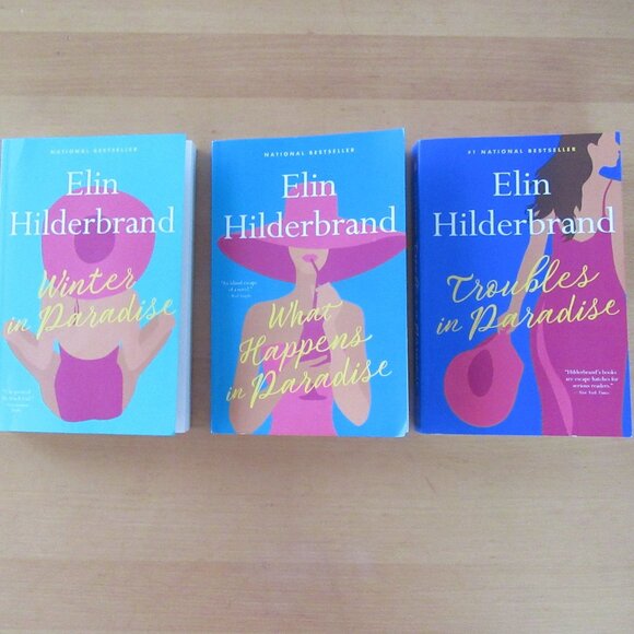 Summer beach reads-Paradise trilogy - Elin Hilderbrand - St.Johns Virgin Islands - Picture 1 of 2
